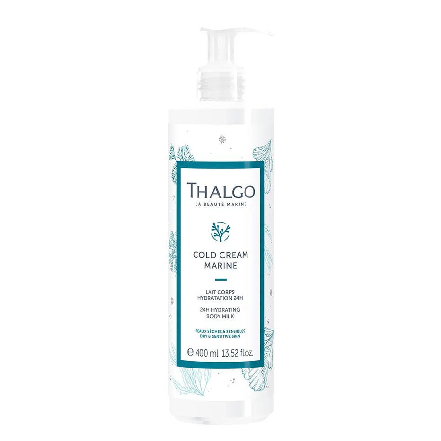 Thalgo Cold Cream Marine 24H Hydration Body Lotion Dry and Sensitive Skin 400ml (13.52fl oz) - FrenchBeautyHub