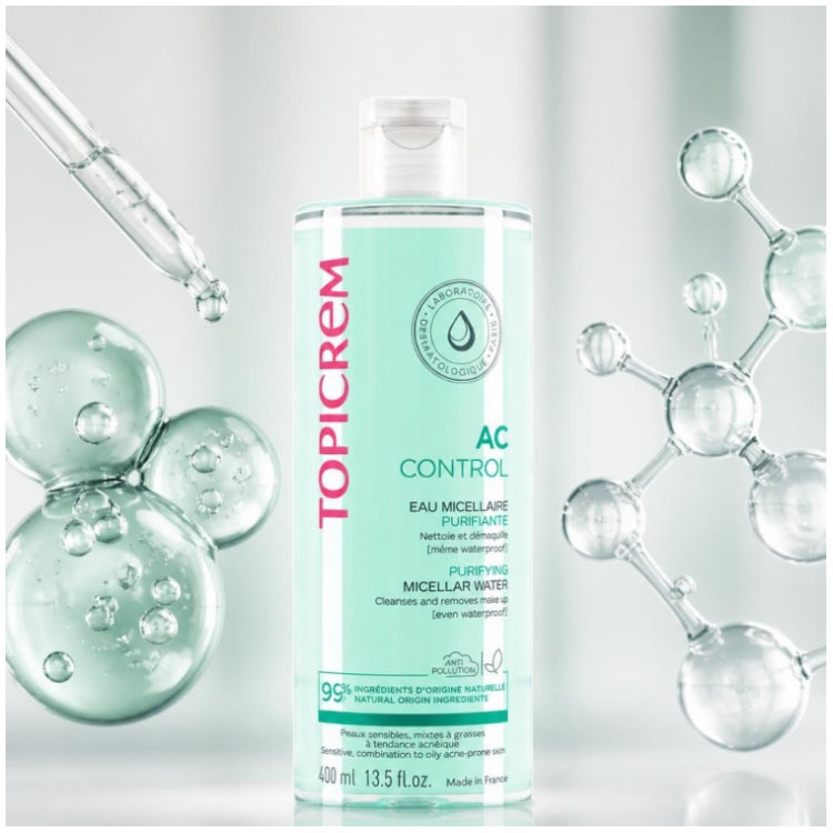 Topicrem AC Combination to Oily skin Purifying Micellar Water 400ml (13.53fl oz)