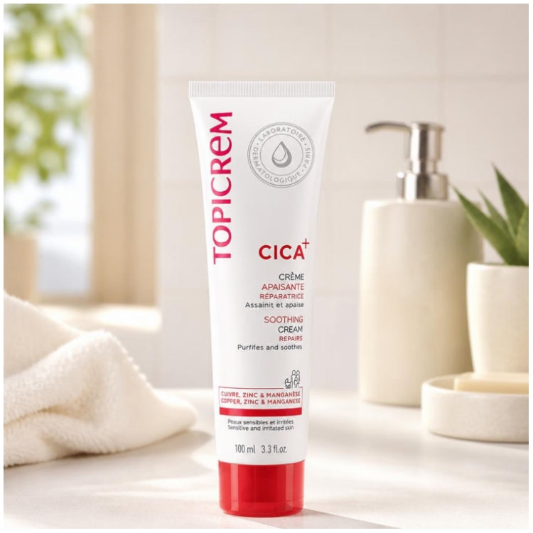 Topicrem Cica للبشرة المتهيجة Topicrem Cica كريم مهدئ ومصلح للبشرة المتهيجة 100ml