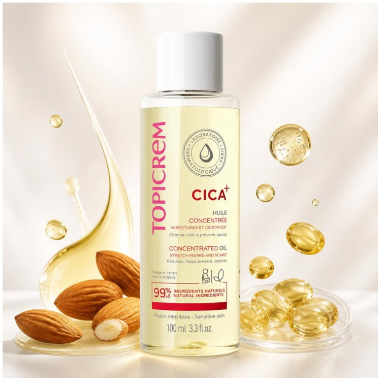 Topicrem Cica Irritated Skin Concentrated oil stretch marks and scars 100ml (3.38fl oz)