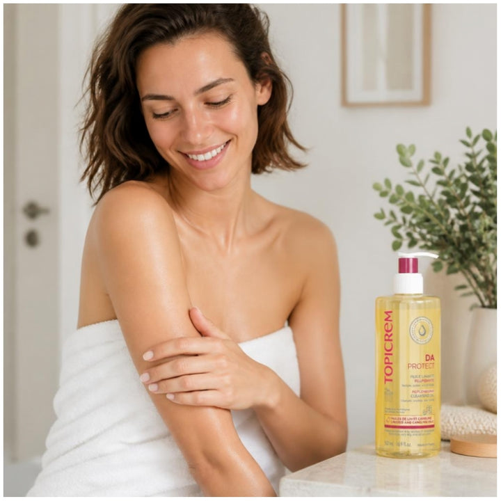 Topicrem Da Protect Relipid+ Cleansing Oil very dry and atopic sensitive skin 500ml (16.90fl oz)