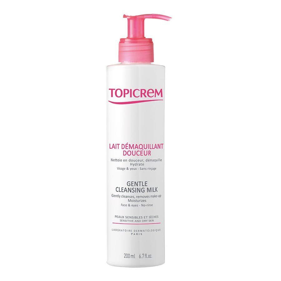 Topicrem Douceur Gentle Cleansing Milk for Sensitive Skin 200ml (6.76 fl oz) - FrenchBeautyHub