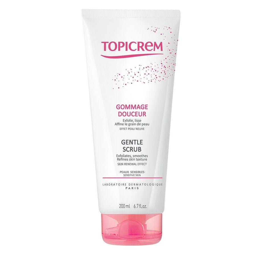 Topicrem Gentle Scrub Face & Body 200ml (6.76fl oz) - FrenchBeautyHub