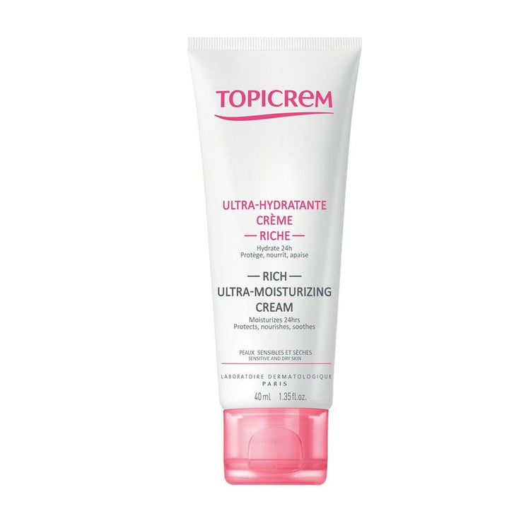 Topicrem Hydra+ Rich Ultra Moisturizing Face Cream 40ml (1.35fl oz) - FrenchBeautyHub