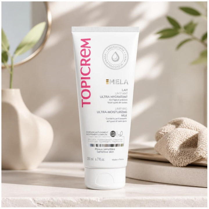 Topicrem Mela Lait ultra-hydratant unifiant