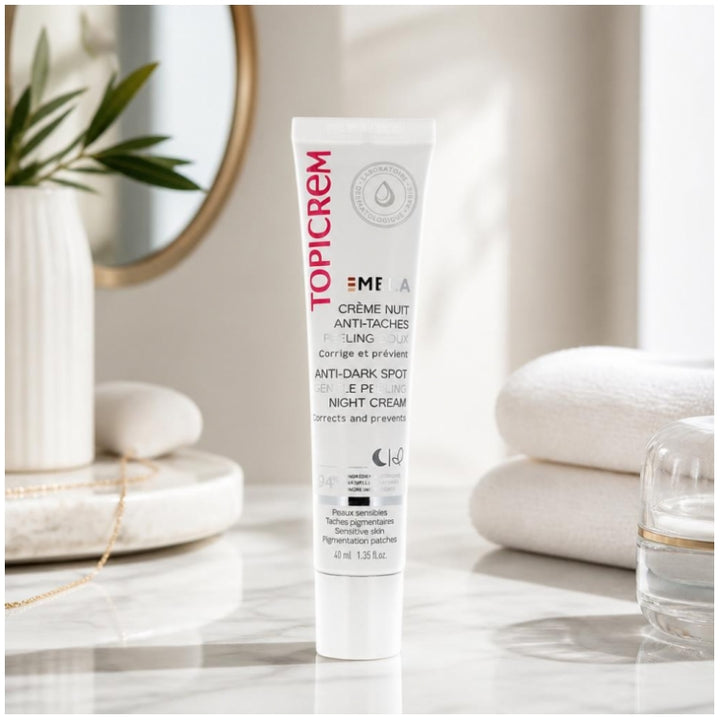 Topicrem MELA Anti-Dark Spot Gentle Peeling Night Cream 40ml (1.35 fl oz)