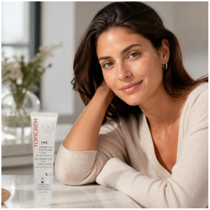 Topicrem MELA Anti-Dark Spot Gentle Peeling Night Cream 40ml (1.35 fl oz)