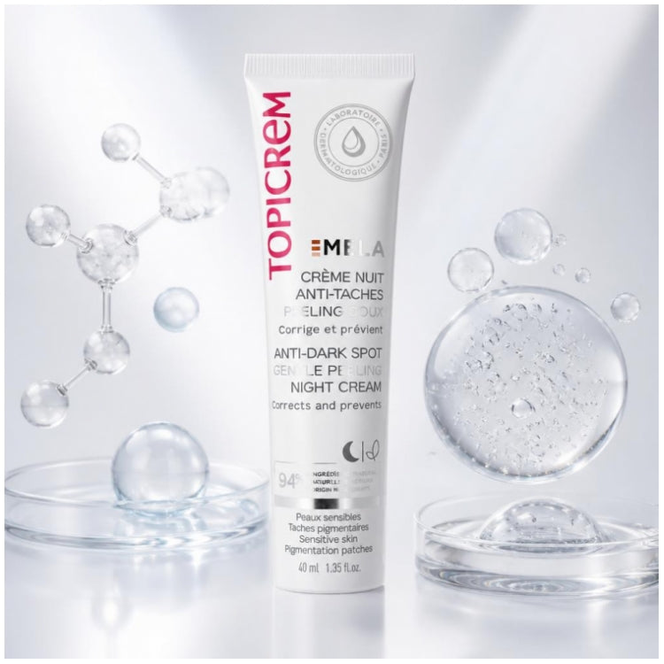 Topicrem MELA Anti-Dark Spot Gentle Peeling Night Cream 40ml (1.35 fl oz)