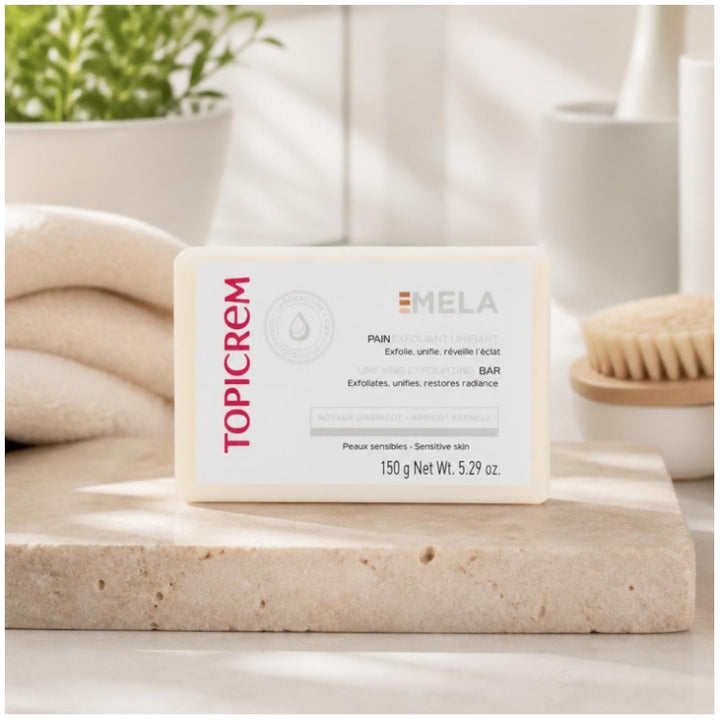 Topicrem Mela Unifying Exfoliating Soap Bar 150g (5.29 oz)