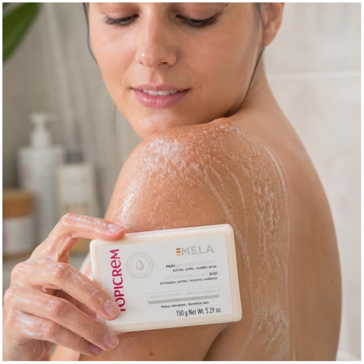 Topicrem Mela Unifying Exfoliating Soap Bar 150g (5.29 oz)
