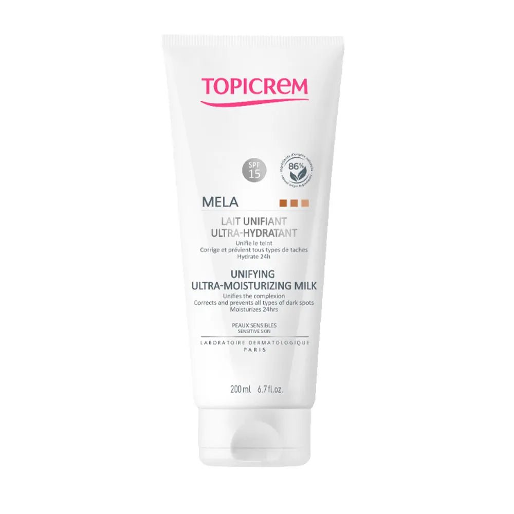 Topicrem Mela Unifying Ultra - Moisturizing Milk - FrenchBeautyHub