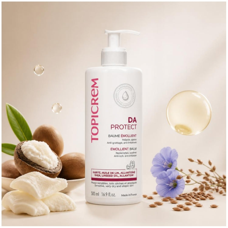 Topicrem DA Emollient Balm 500ml (16.91fl oz)