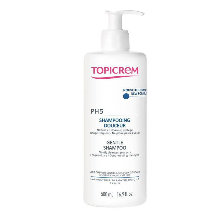 Topicrem PH5 Gentle Shampoo 500ml (16.91fl oz) - FrenchBeautyHub
