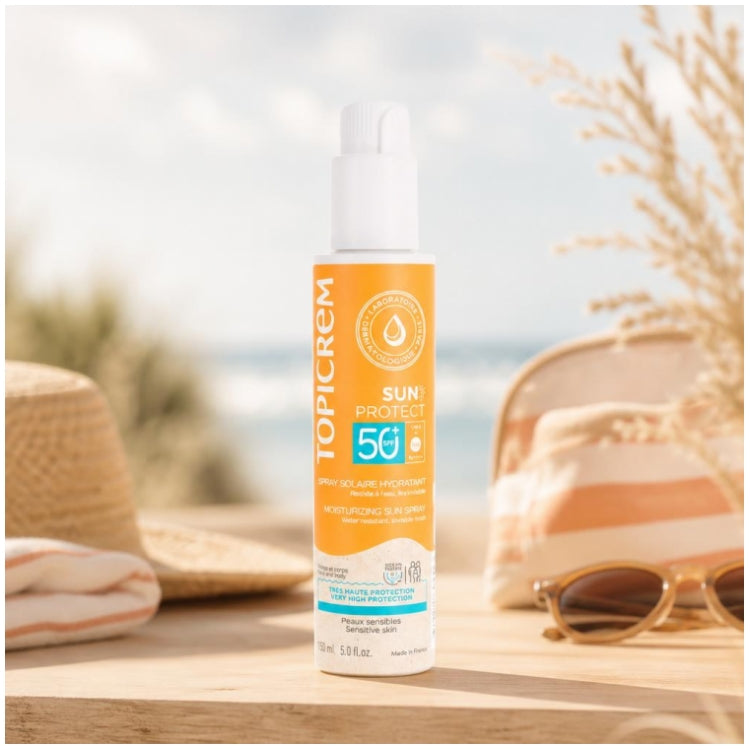 Topicrem Sun Protect بخاخ واقٍ من الشمس مرطّب SPF50+ 150 ml
