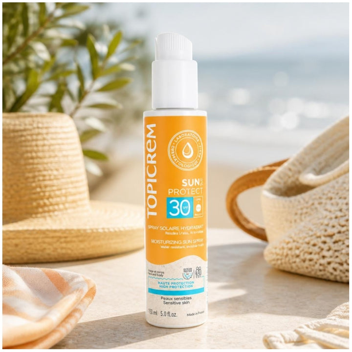 Topicrem Sun Protect بخاخ واقٍ من الشمس مرطب SPF30+ 150 ml