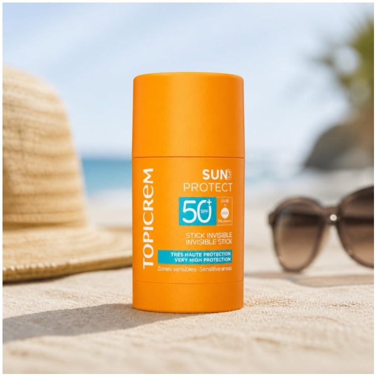 Topicrem Sun Protect عصا واقية من الشمس غير مرئية SPF50+ 15 g