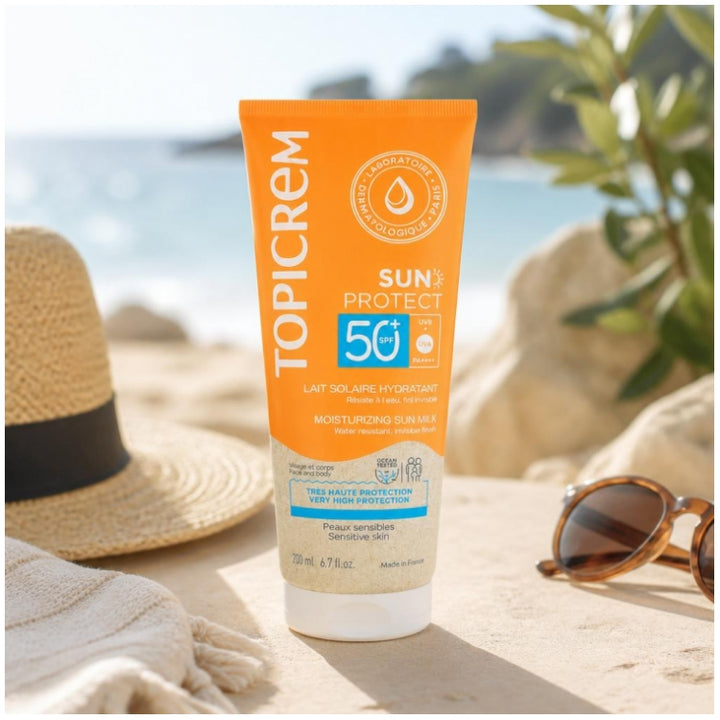 Topicrem Sun Protect حليب واقٍ من الشمس مرطب SPF50+ 200ml
