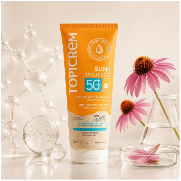 Topicrem Sun Protect حليب واقٍ من الشمس مرطب SPF50+ 200ml