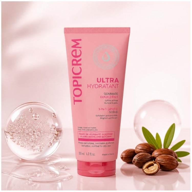 Topicrem Exfoliante suave facial y corporal 200ml