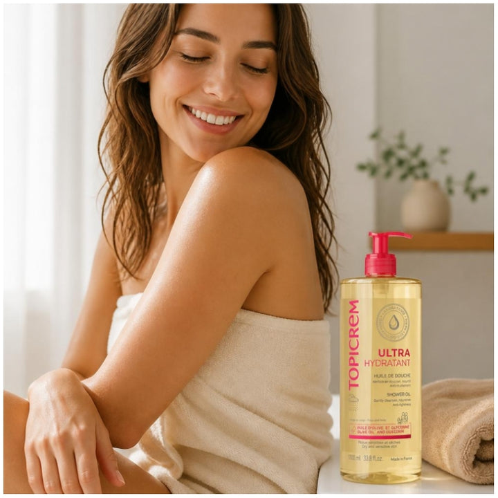 Topicrem Ultra-Hydrating زيت استحمام 1000ml