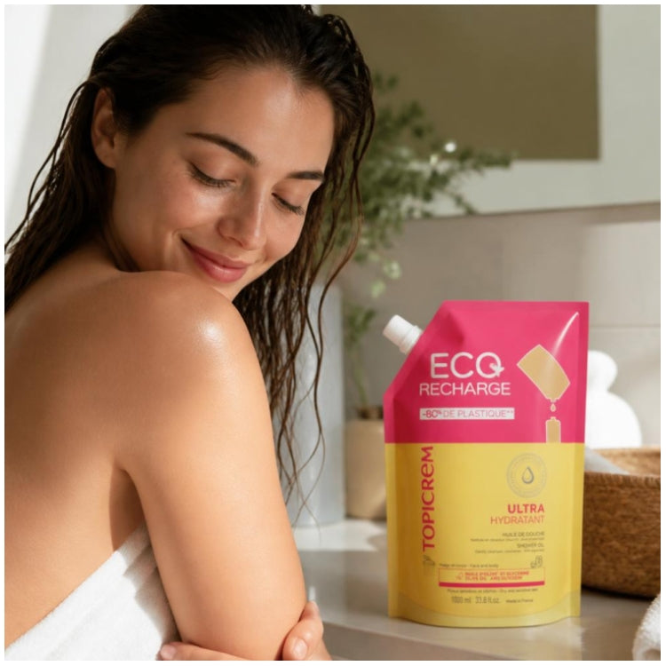 Topicrem Ultra-Hydrating Eco Shower Oil Refill 1000ml (33.81fl oz)