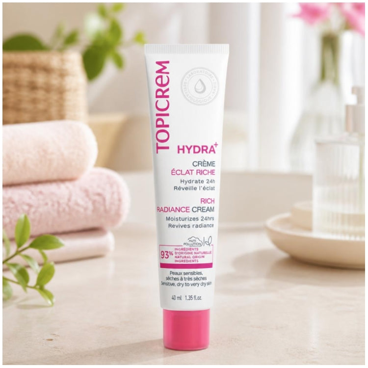 Topicrem Hydra+ Rich Ultra Moisturizing Face Cream 40ml (1.35fl oz)
