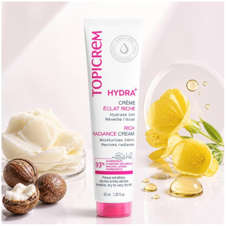 Topicrem Hydra+ Rich Ultra Moisturizing Face Cream 40ml (1.35fl oz)