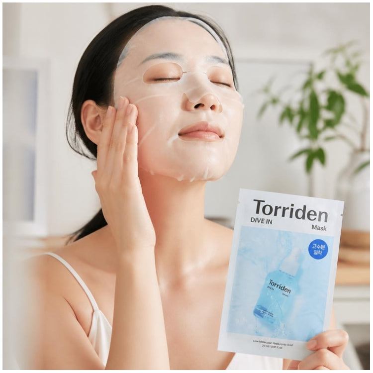 Torriden Dive In Mascarilla facial de tejido hidratante con ácido hialurónico de bajo peso molecular 1 x unit