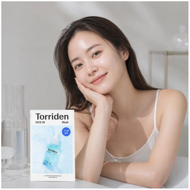 Torriden Dive In Mascarilla facial de tejido hidratante con ácido hialurónico de bajo peso molecular 1 x unit