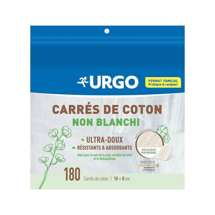 Urgo Cotton square 10x8cm x180 - FrenchBeautyHub