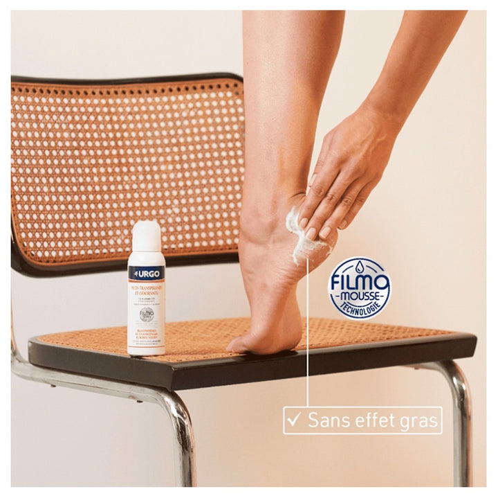 Urgo Balancing Foot Foam Cream for Sweaty and Odorous Feet 125 ml (4.23fl oz)