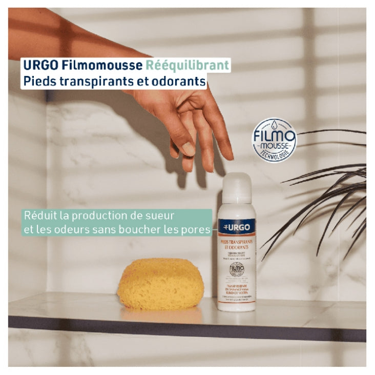 Urgo Balancing Foot Foam Cream for Sweaty and Odorous Feet 125 ml (4.23fl oz)