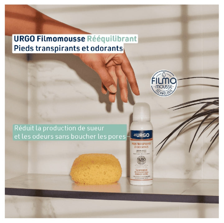 Urgo Balancing Foot Foam Cream for Sweaty and Odorous Feet 125 ml (4.23fl oz)