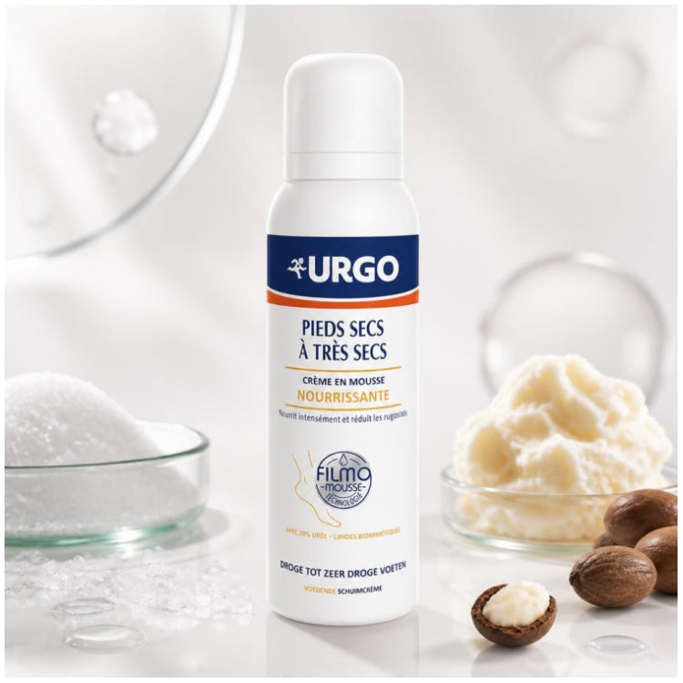 Urgo Nourishing Foam Cream for Very Dry Feet 125 ml (4.23fl oz)