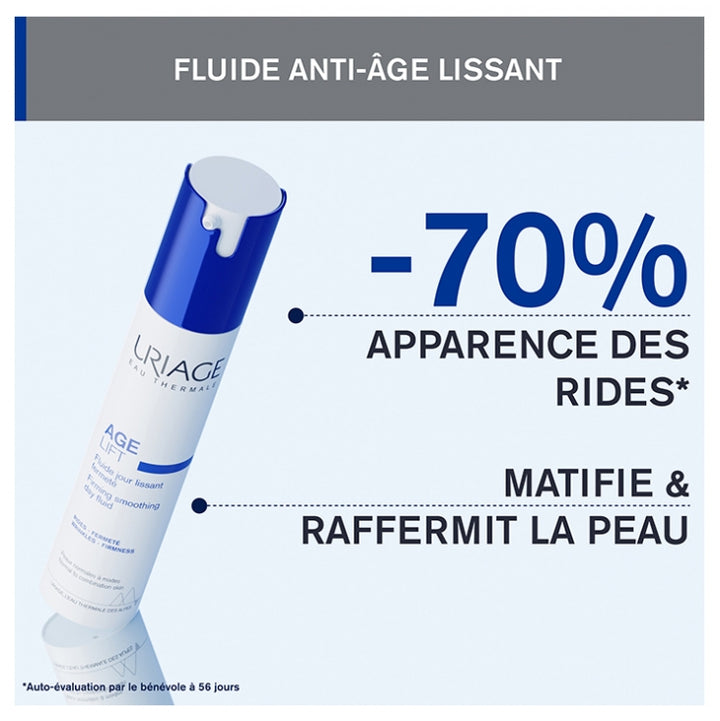 Uriage Age Lift سائل نهاري لشدّ البشرة وتنعيمها للبشرة العادية إلى المختلطة 40ml
