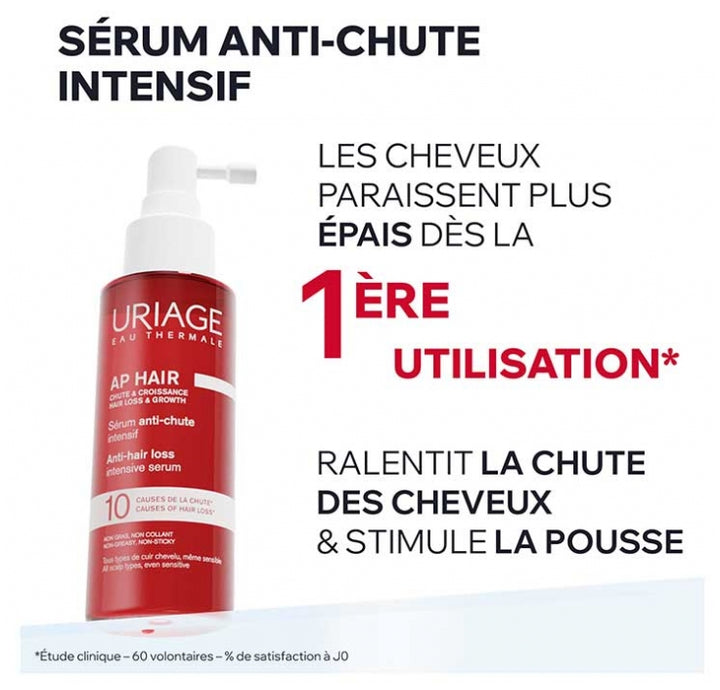 Uriage Ap Hair Intensive Anti-Hair Loss Serum 100 ml (3.38fl oz)