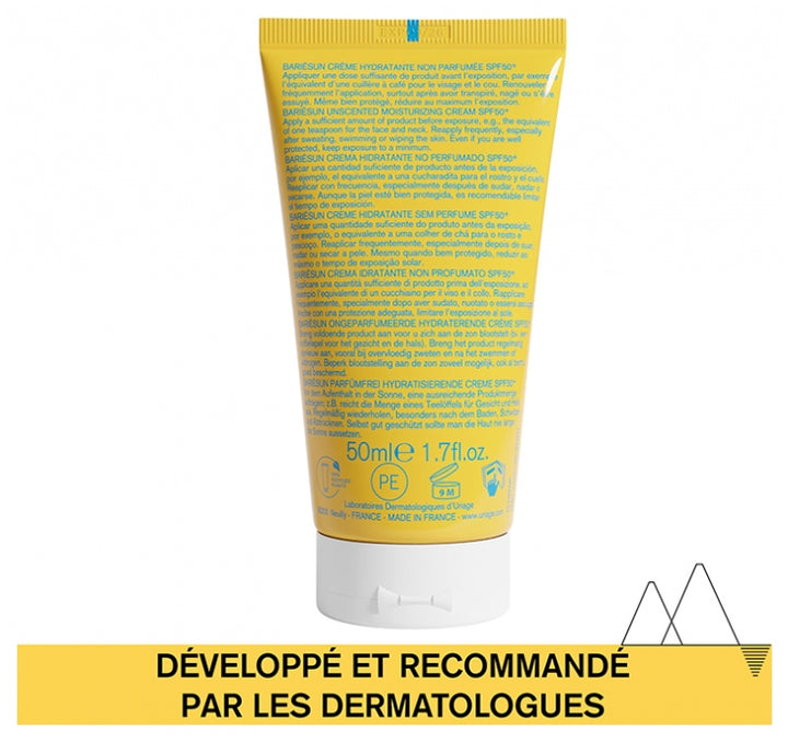 Uriage Bariésun SPF50+ Fragrance-Free Moisturizing Cream 50ml (1.69fl oz)