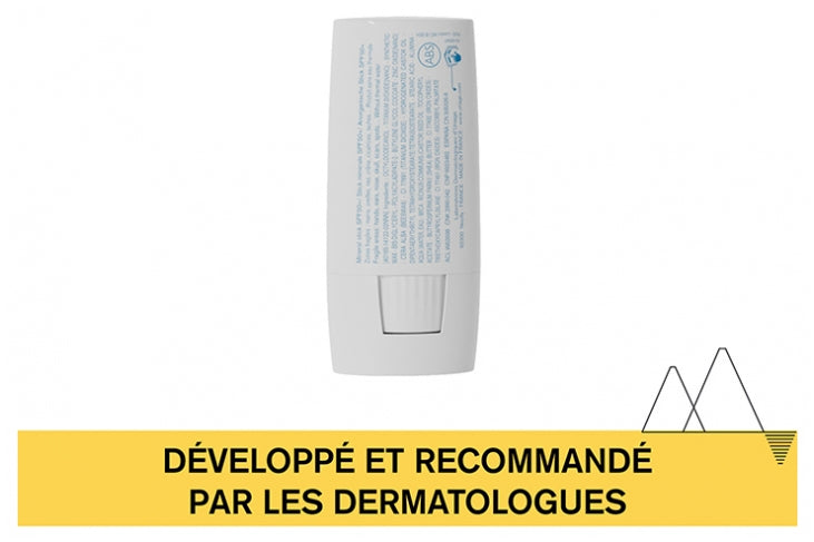 Uriage Bariésun SPF50+ عصا واقية شمسية معدنية 8g - حماية شمسية مقاومة للماء للمناطق الحساسة من البشرة