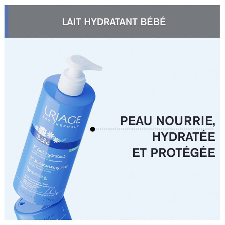 Uriage Bébé Uriage Bebe 1 St Moisturising Milk Face And Body 500ml (16.91fl oz)