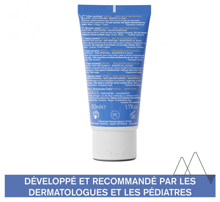 Uriage Baby 1st Mineral Cream SPF50+ 50ml (1.69fl oz)
