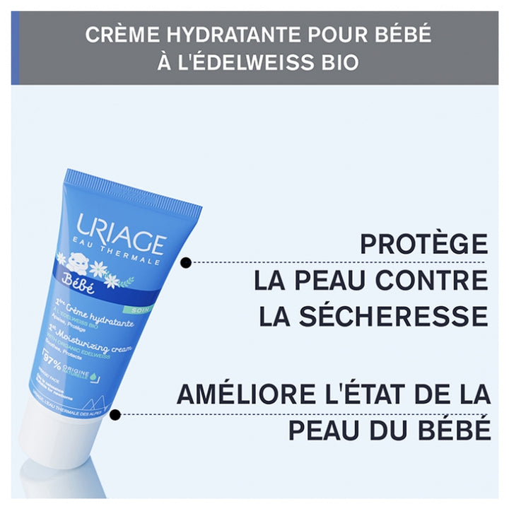 Uriage Bébé Your 1 St Crème hydratante visage 40ml