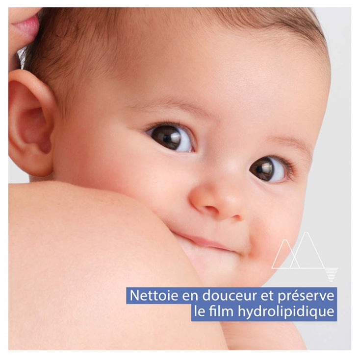Uriage Bébé Baby Foaming And Cleansing Soap Free Cream Face Body And Scalp500 Ml 500ml (16.91fl oz)