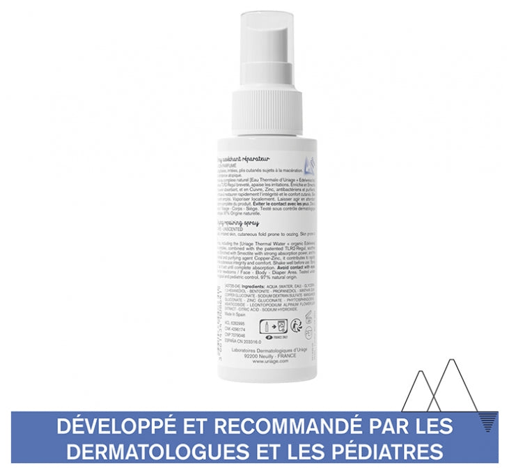 Uriage Bébé 1st Repairing Drying Spray 100ml (3.38fl oz)