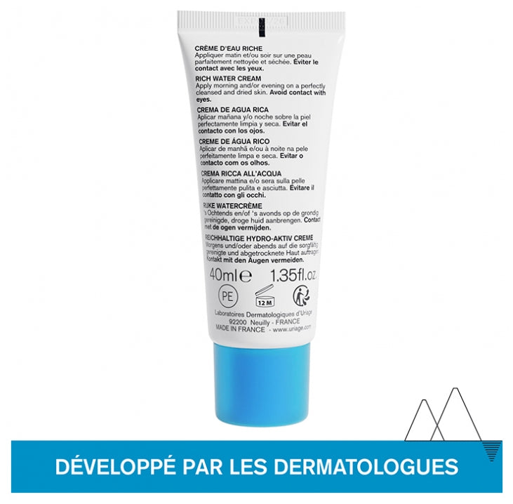Uriage Eau Thermale Rich Water Cream 40ml (1.35 fl oz)