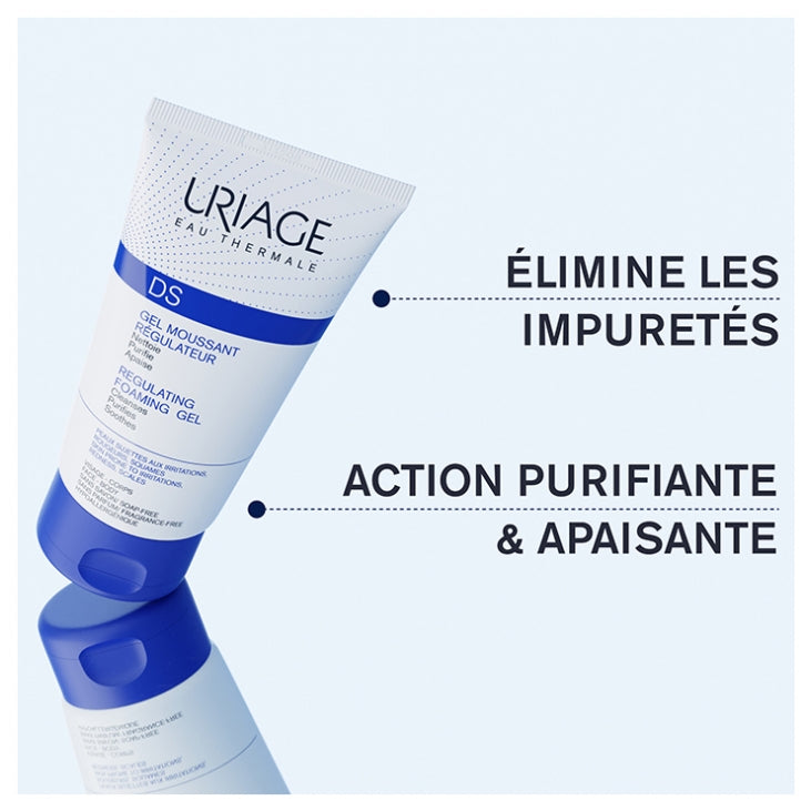 Uriage D.S. Gel moussant régulateur pour peaux irritées 150ml