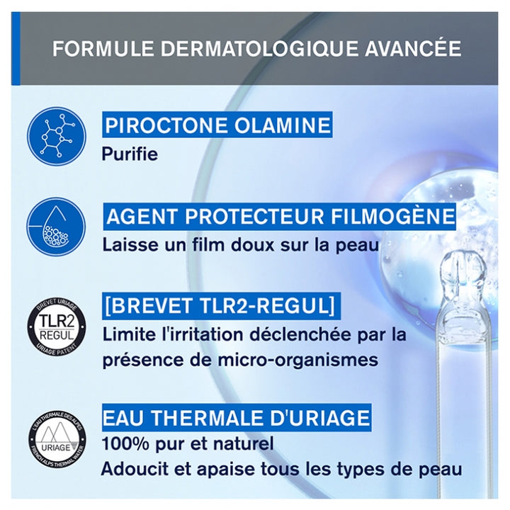 Uriage D.S. Gel moussant régulateur pour peaux irritées 150ml