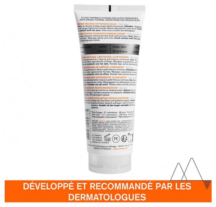 Uriage Depiderm Radiance Creamy Foam Cleanser 100ml (3.38fl oz)