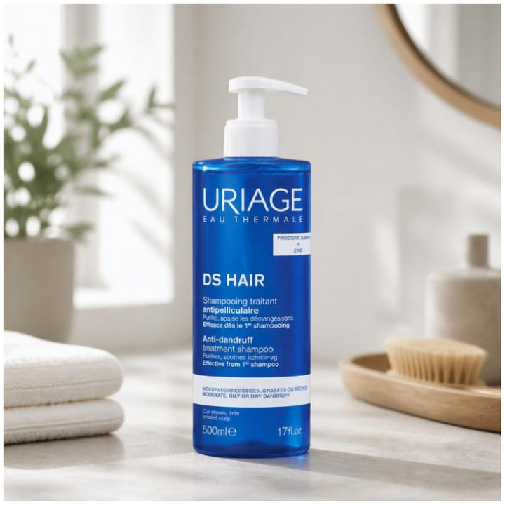 Uriage D.S Anti-dandruff treatment shampoo 500ml (16.91fl oz)