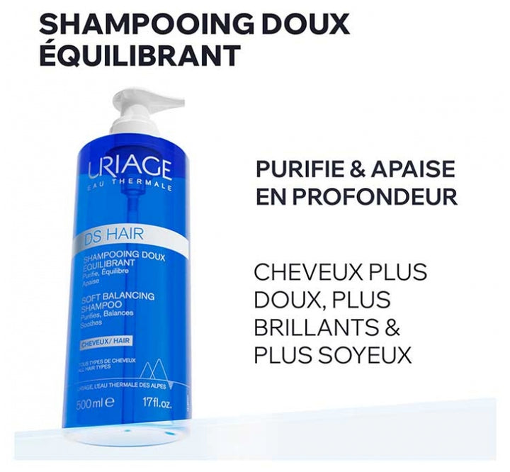 Uriage D.S Hair Gentle Balancing Shampoo