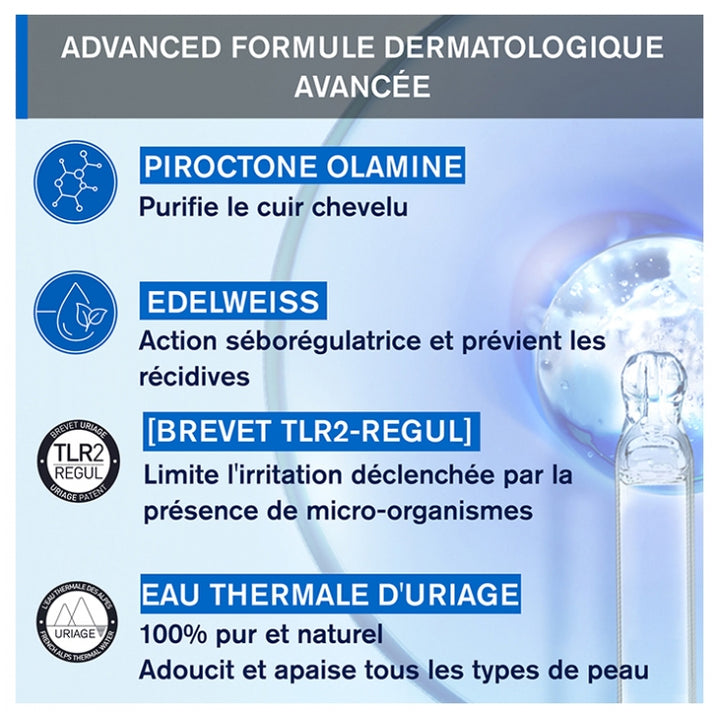 Uriage D.S Hair Gentle Balancing Shampoo
